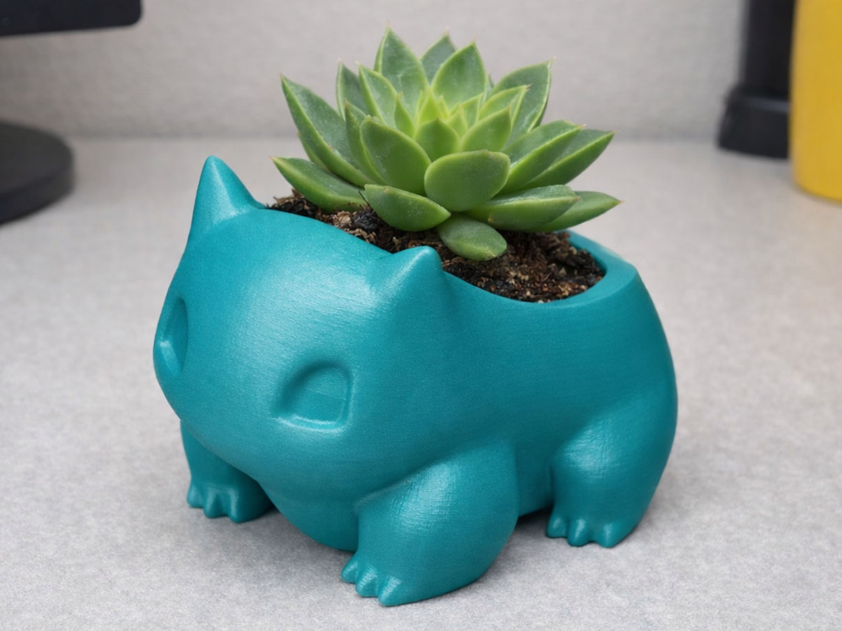 3d printed bulbasaur planter
