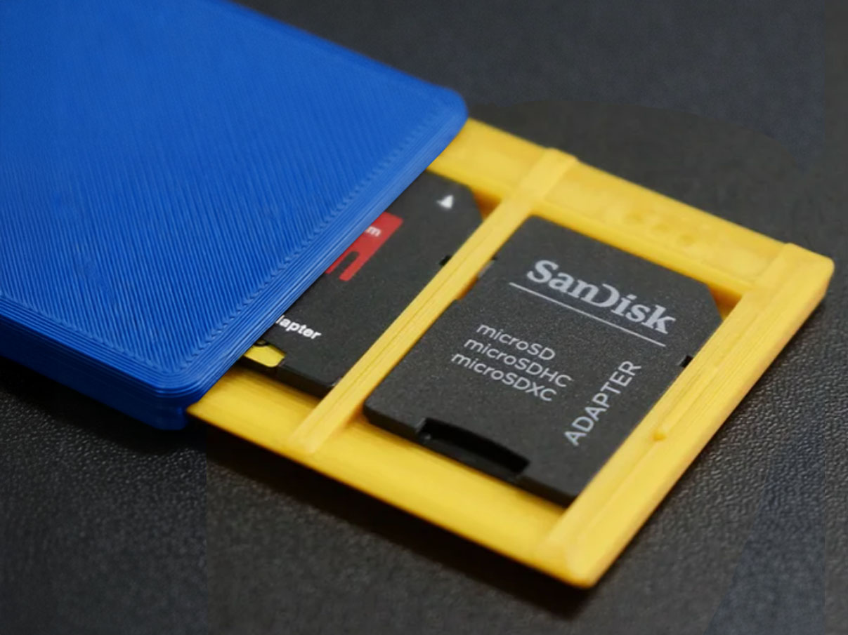 3d printed sd card holder