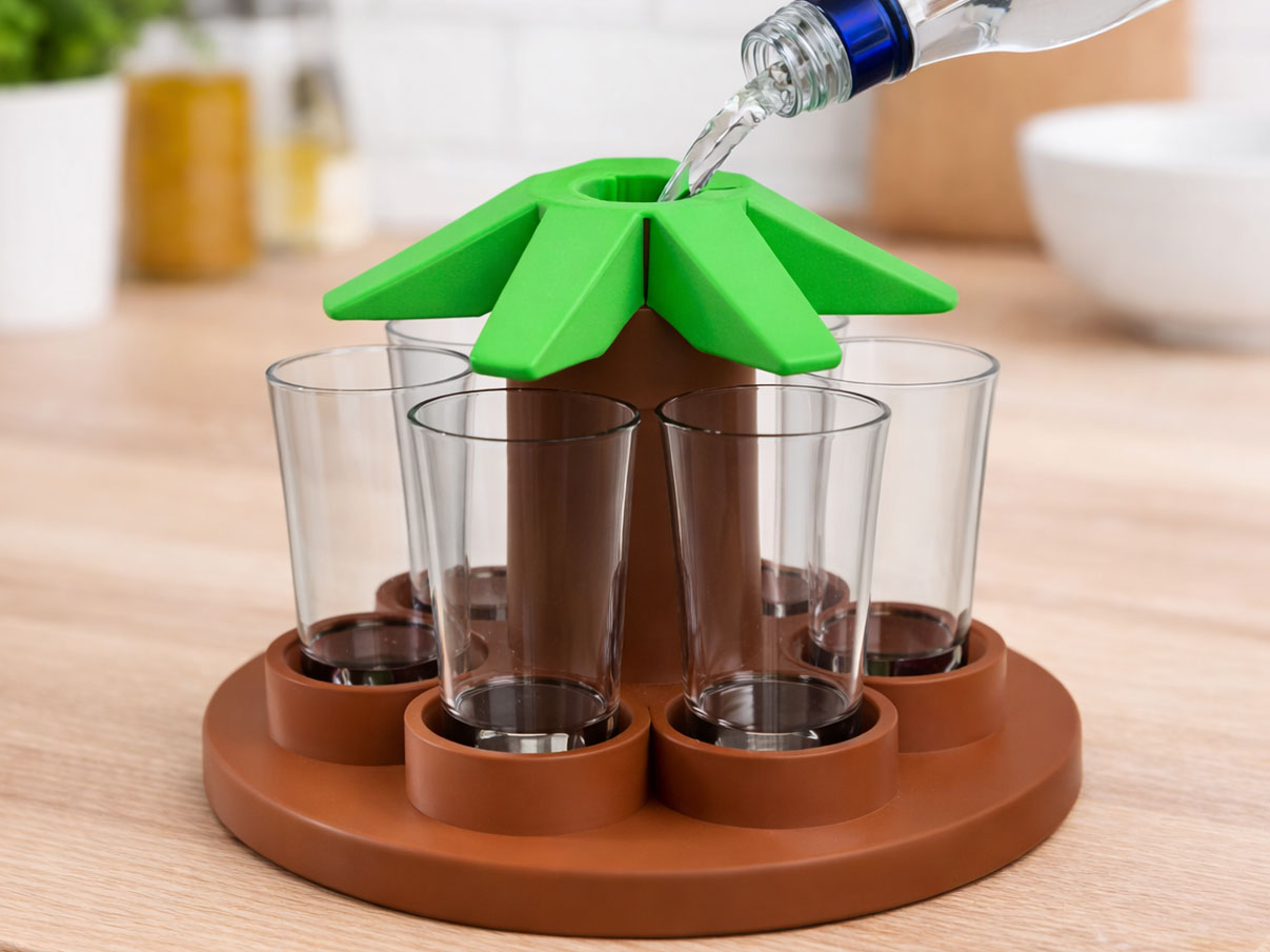 3d printed shot dispenser