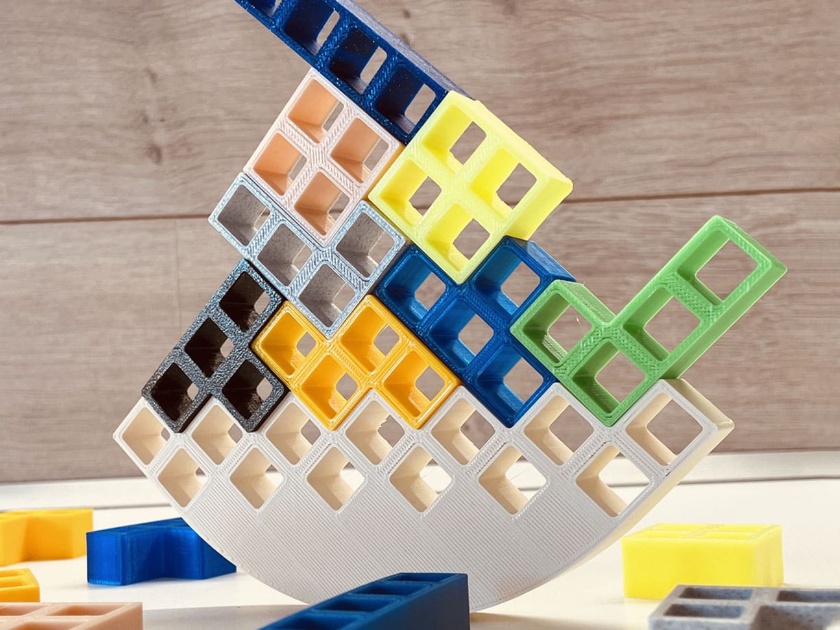 tetris balance board game
