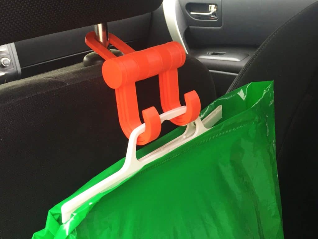 3d printed Car Headrest Bag Hook
