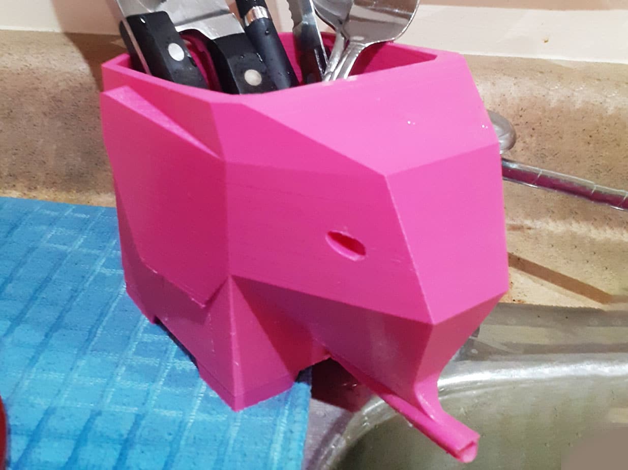 Elephant Cutlery Drainer