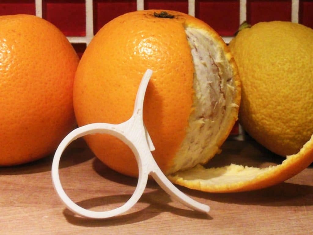 3d printed orange peeler