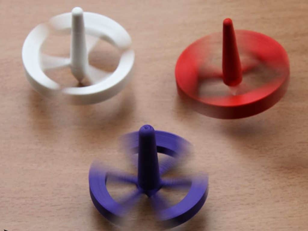 3d printed Spinning Tops
