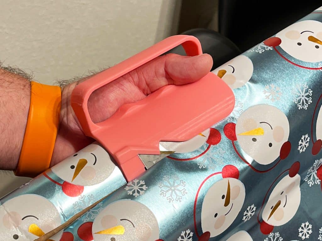 3d printed wrapping paper cutter
