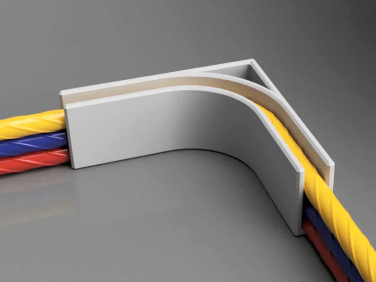 3d printed Corner Cable Holder