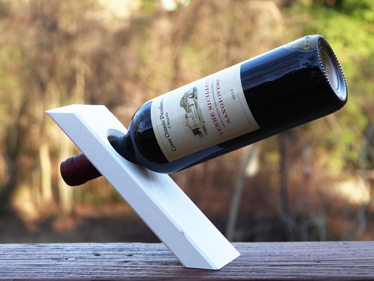 gravity wine holder