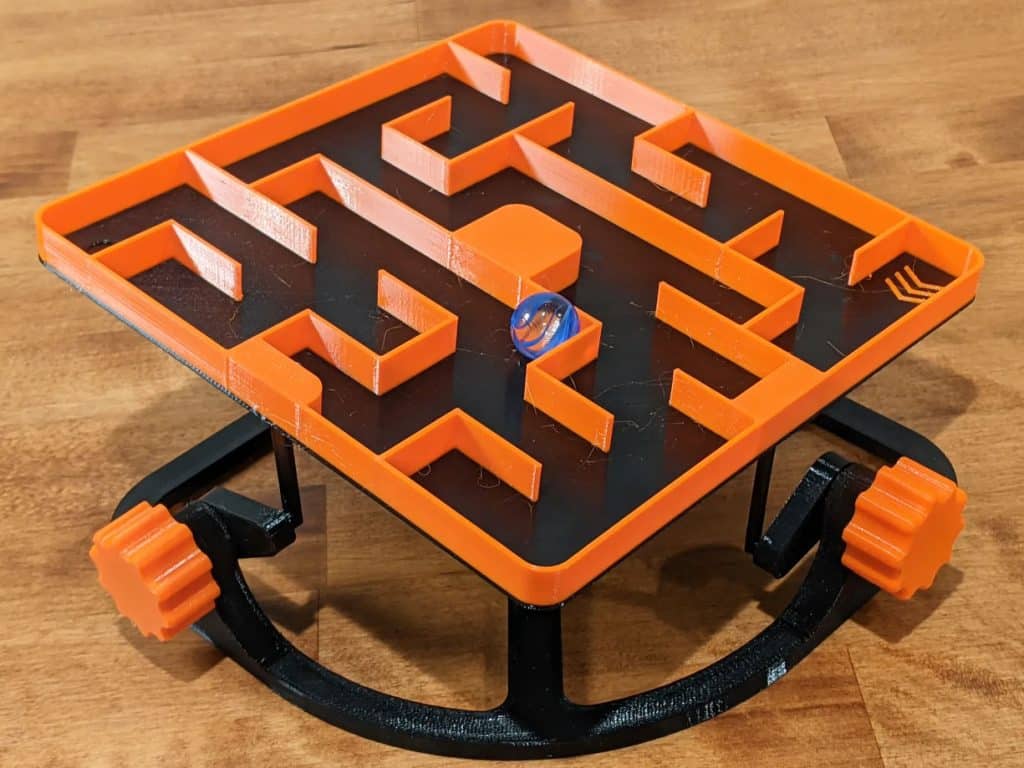 3d printed marble maze game