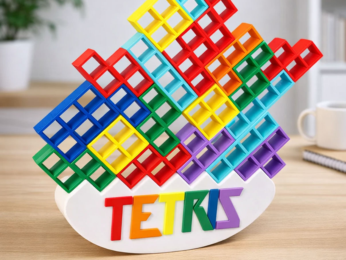 30 Board Game 3D Prints You Can Make in 2026 2 tetris balance board game 3d print