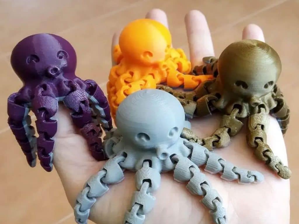 3D Printed Articulated Octopus​