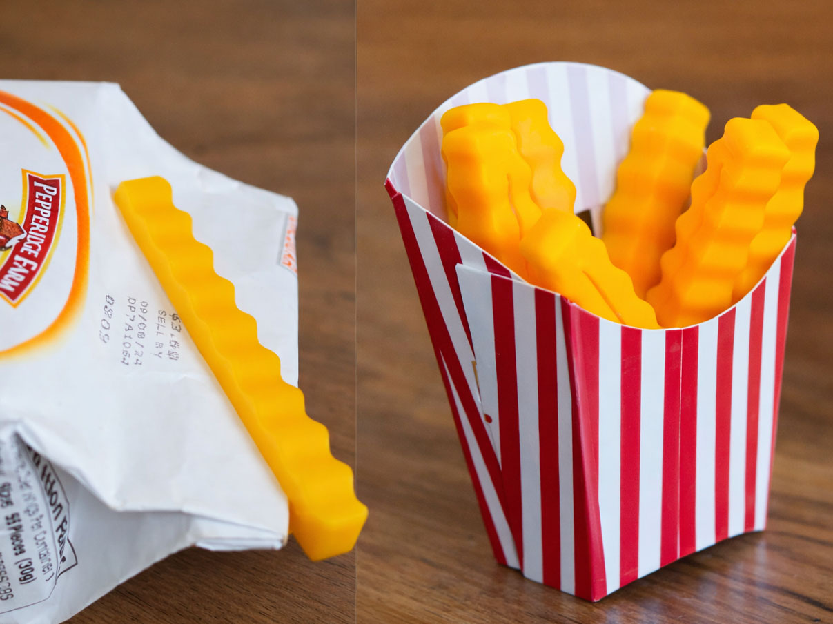 50 Useful 3D Printed Kitchen Gadgets and Tools for 2026 4 french fry bag clips stl file