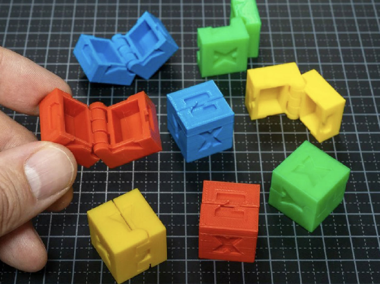 hinged Calibration Cube 3d model