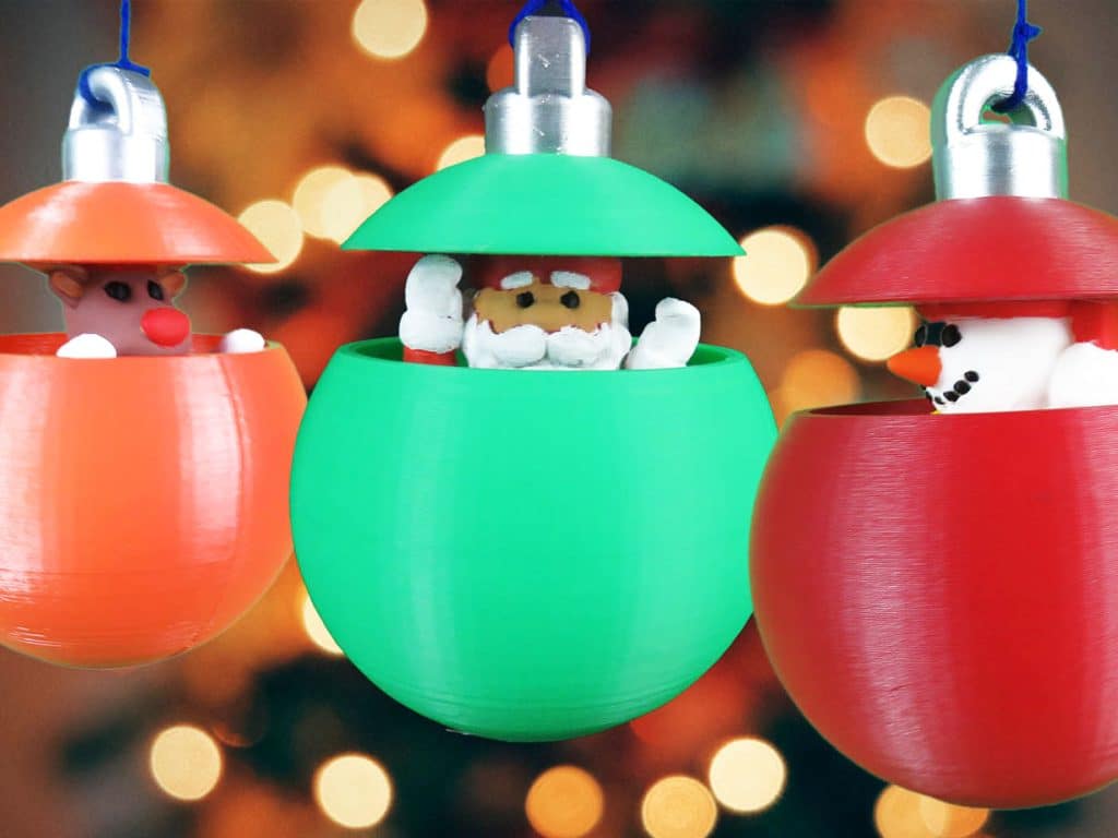 surprise Christmas tree balls