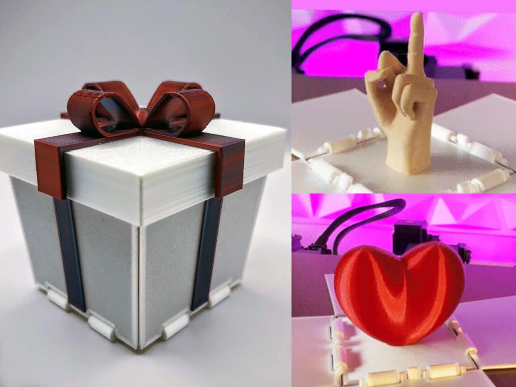 surprise middle finger gift box 3d print