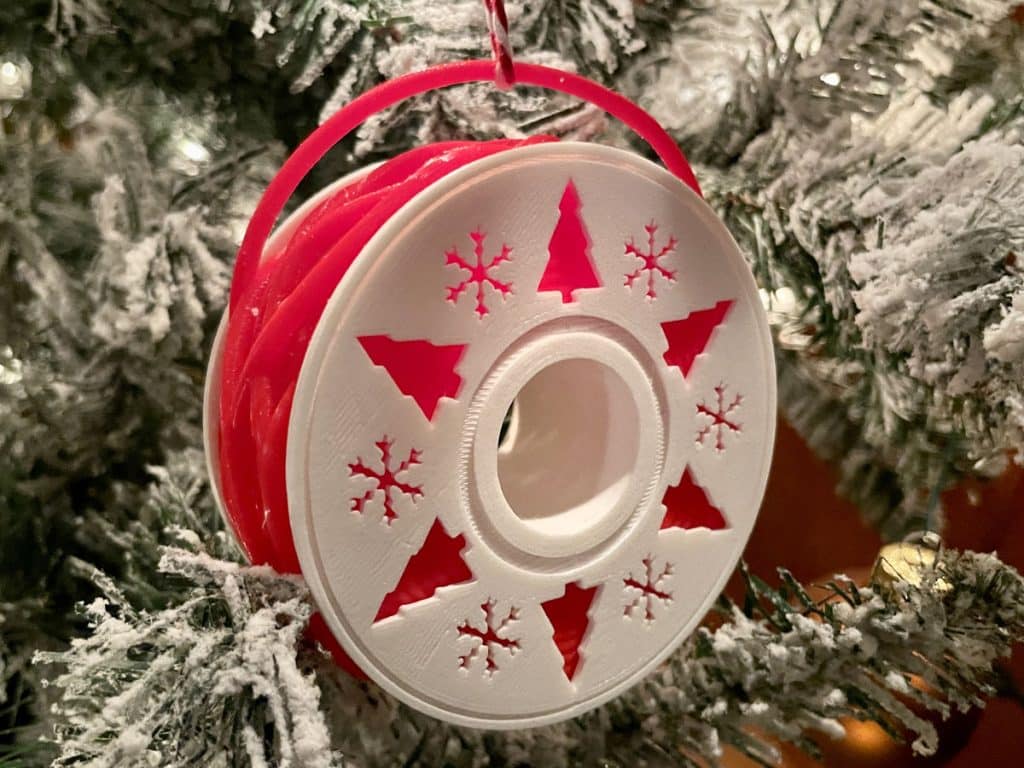 filament spool ornament
