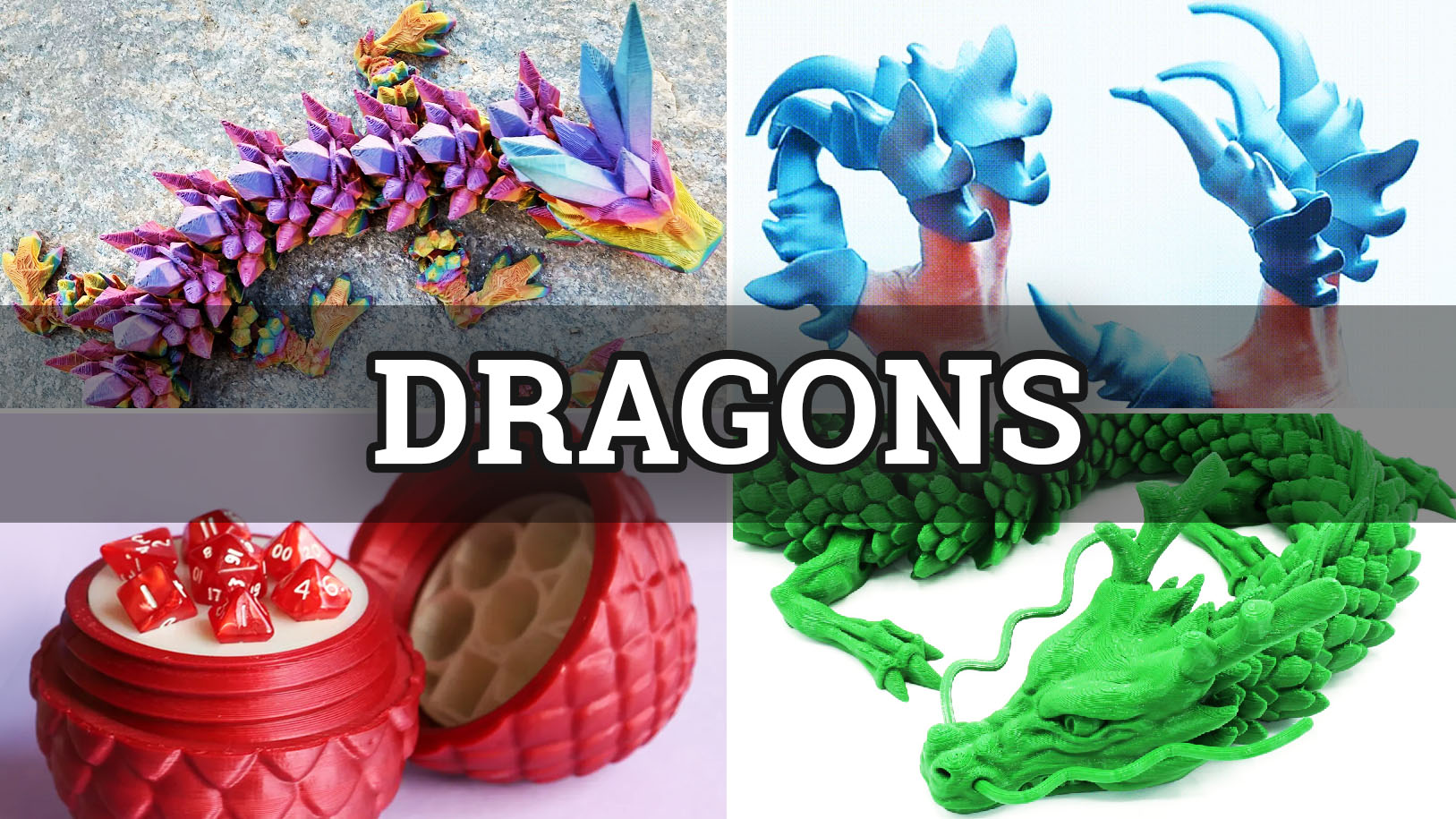 dragon 3d prints