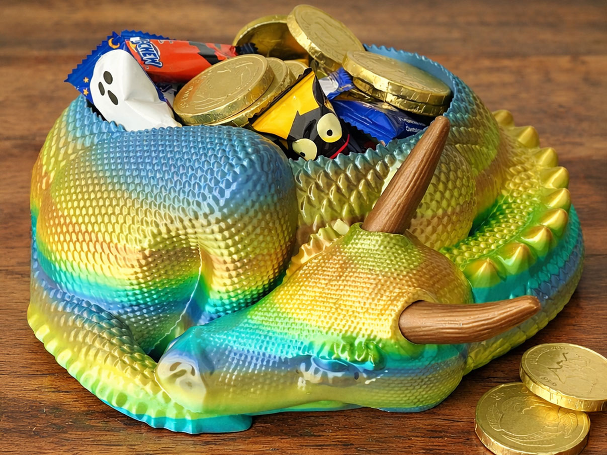 40 Legendary Dragon 3D Prints You Can Make in 2026 2 Dragon Bowl 3d print