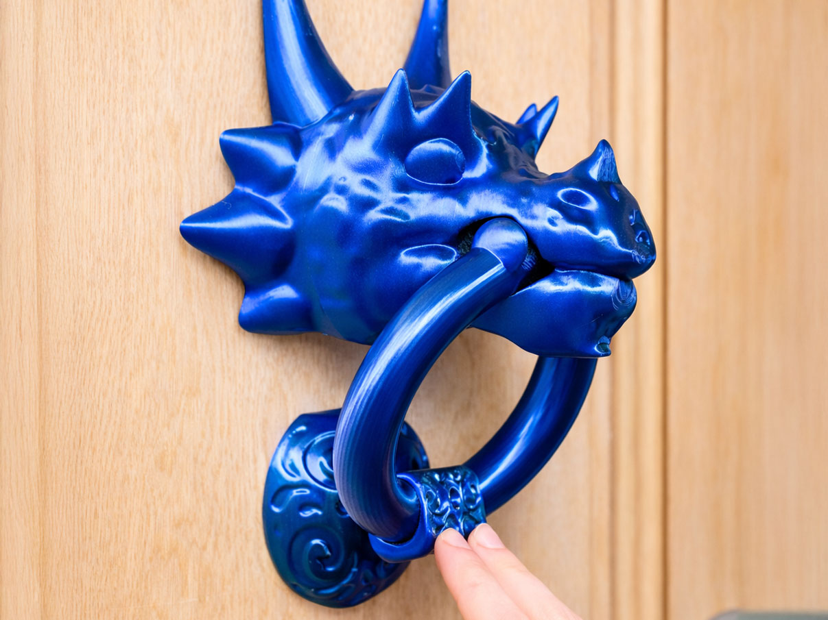 40 Legendary Dragon 3D Prints You Can Make in 2026 4 Dragon Door Knocker 3d model