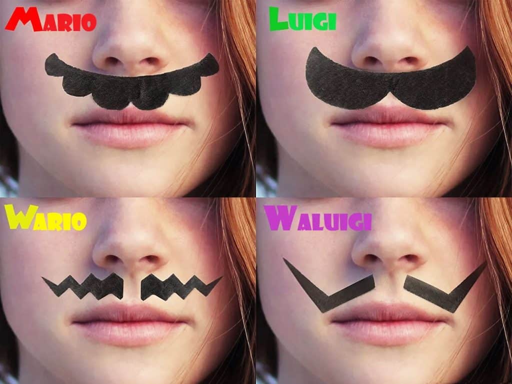 3d printed mario moustache