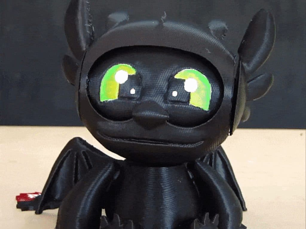 3d printed toothless