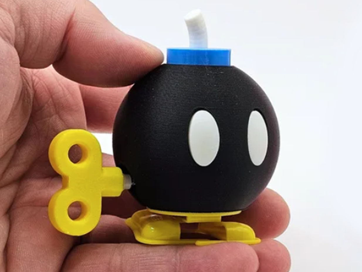 Toy 3d printed Bomb-Omb Waddlers