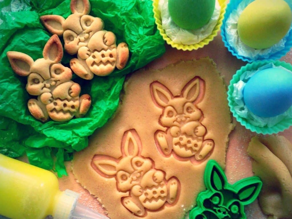 easter bunny cookie cutters 3d model