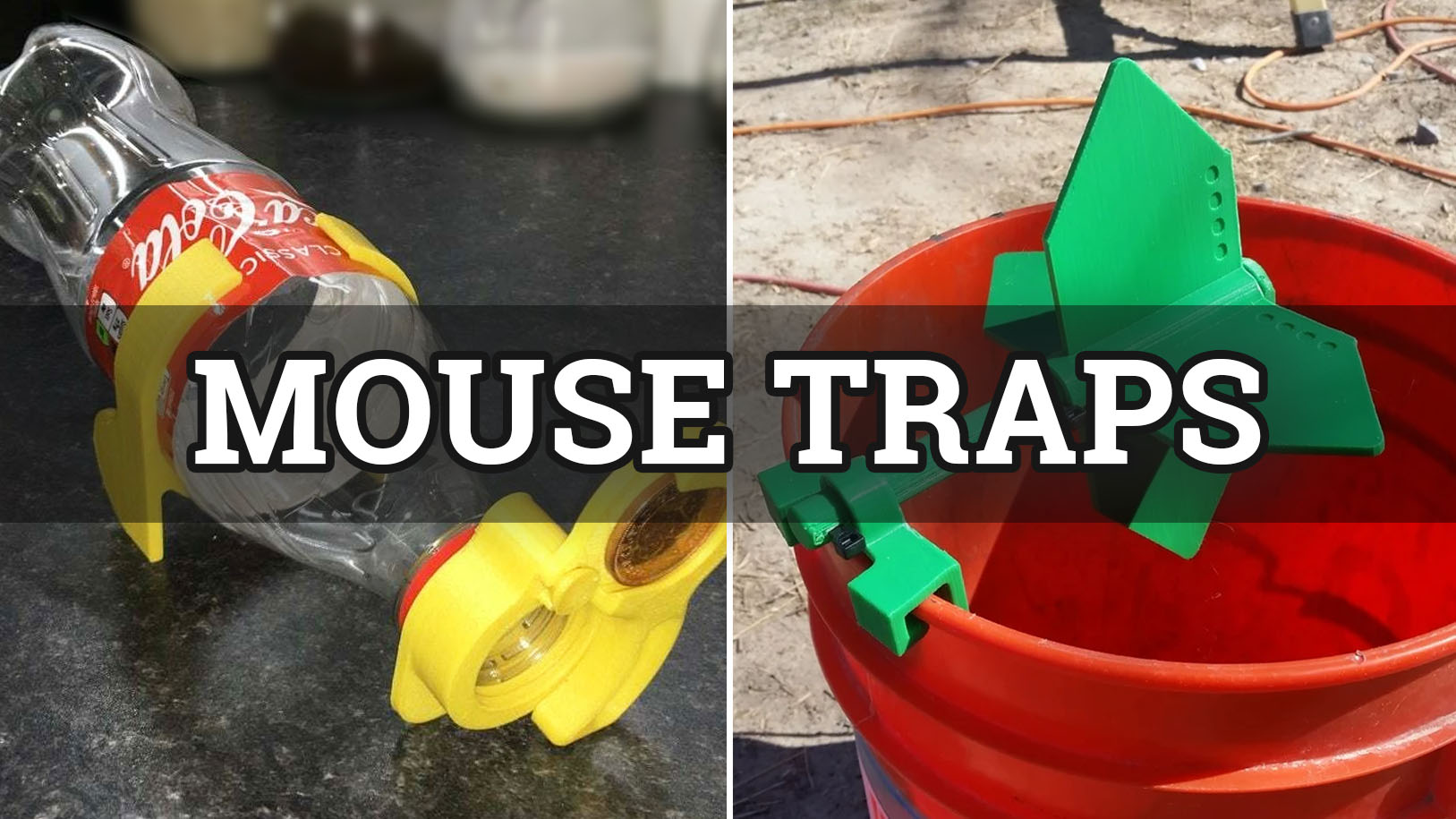 Free & Humane 3D Printed Mouse Traps