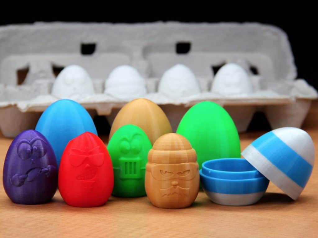 3d printed rotten easter eggs