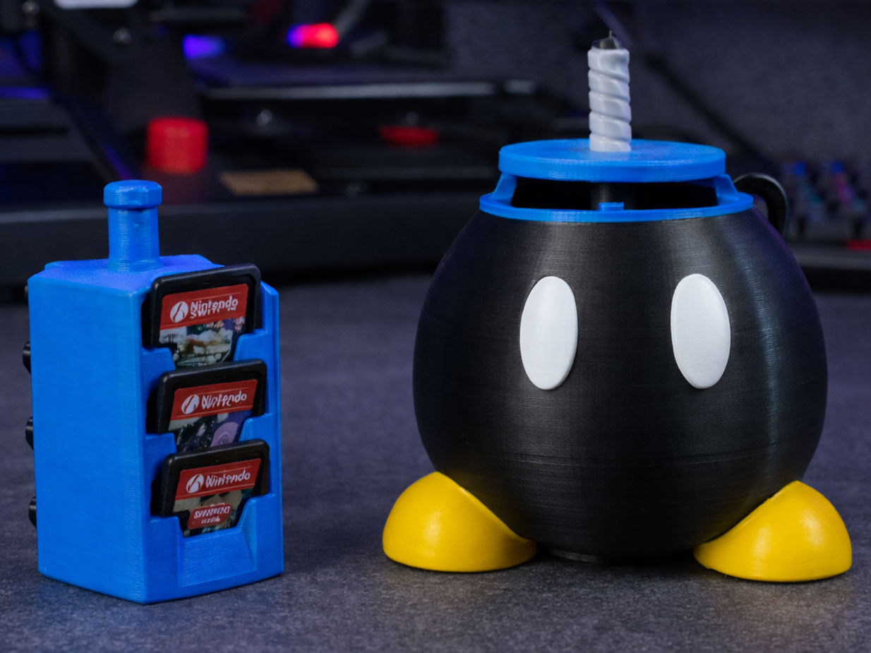 Bob-omb Switch Game Case 3d print