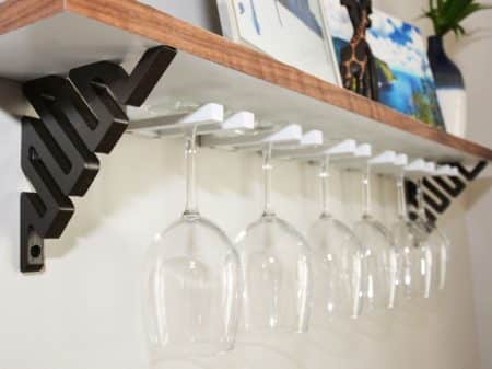 diy Wine Glass Shelf stl file