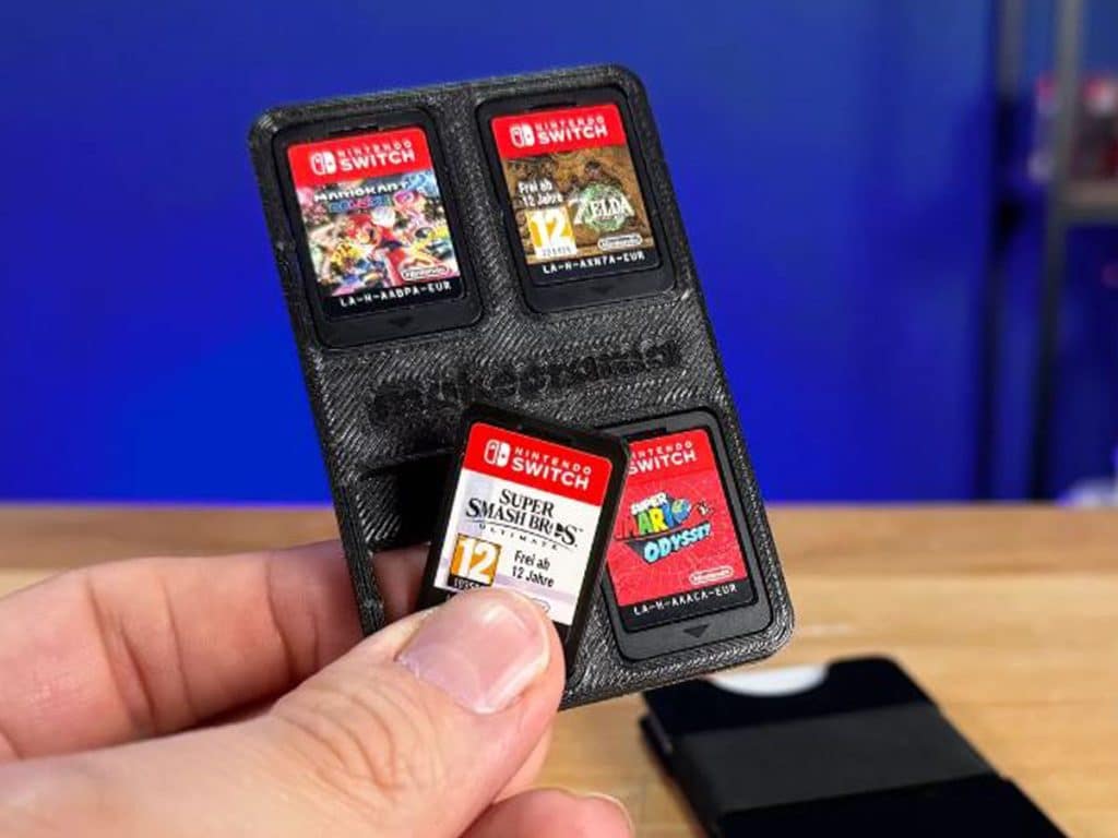nintendo switch wallet game holder