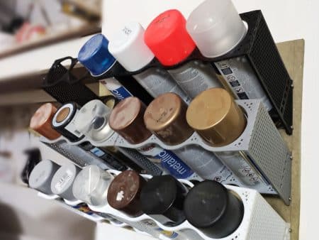 Modular Spray Can Rack 3d print