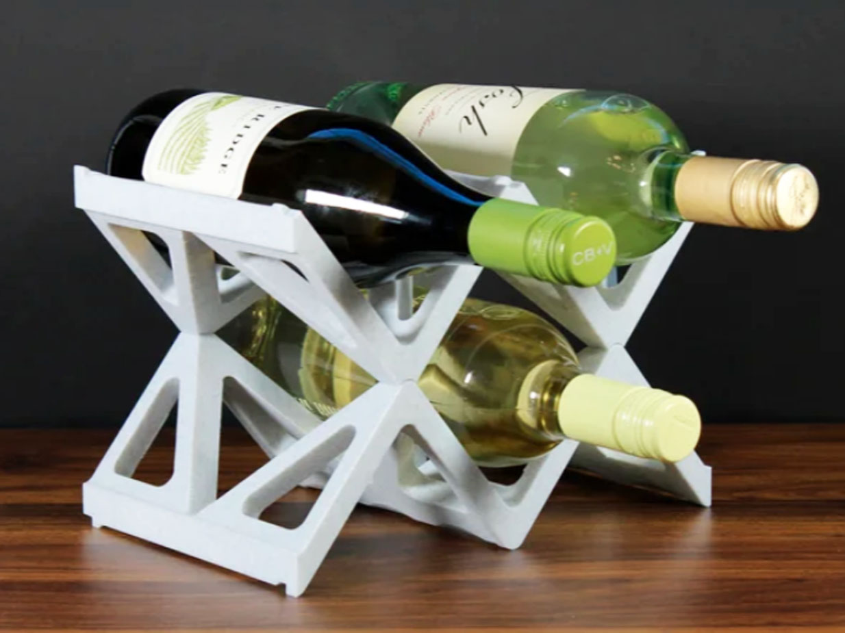 30 Practical 3D Printed Shelves and Storage Ideas for 2026 2 Modular Wine Rack 3d model