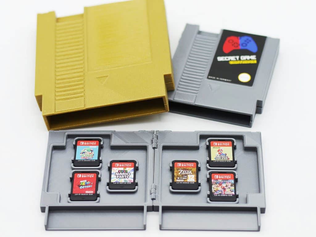 retro nes nintendo switch game cartridge case