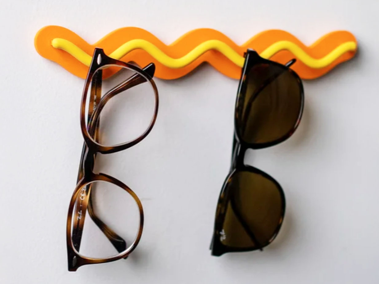 30 Practical 3D Printed Shelves and Storage Ideas for 2026 5 Sunglasses Holder 3d model