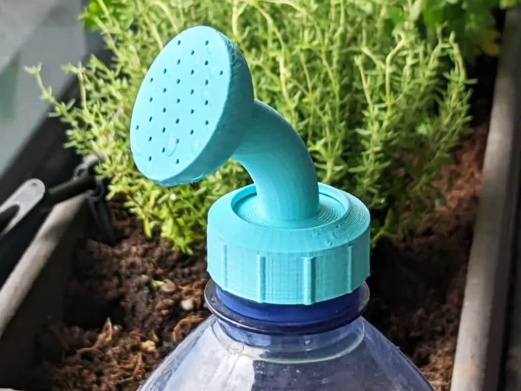 watering bottle cap 3d print