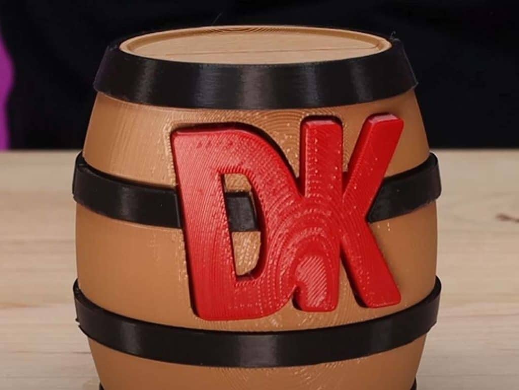 donkoey kong barrel game holder