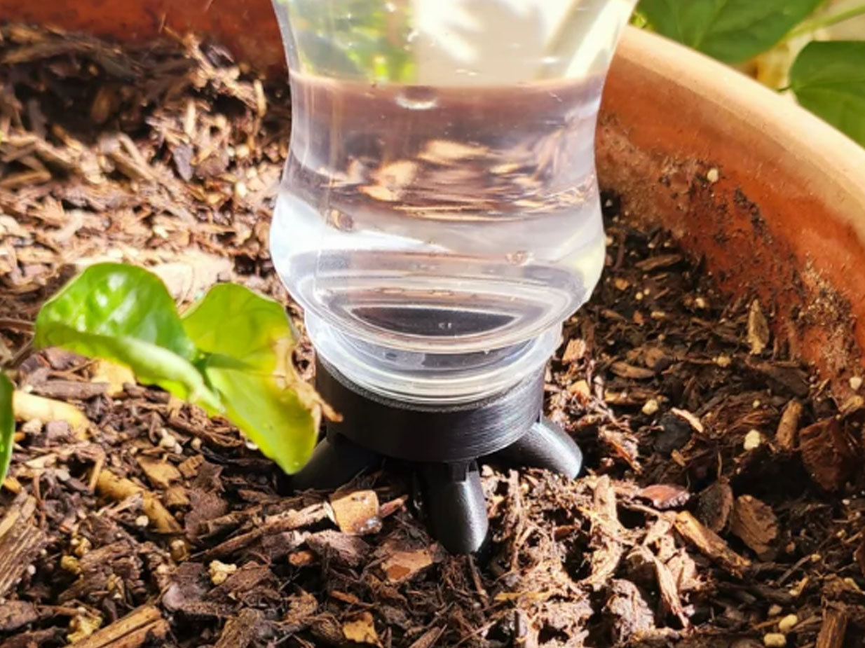 50 Useful 3D Printed Garden Tools and Accessories for 2026 1 pet self watering bottle stl file