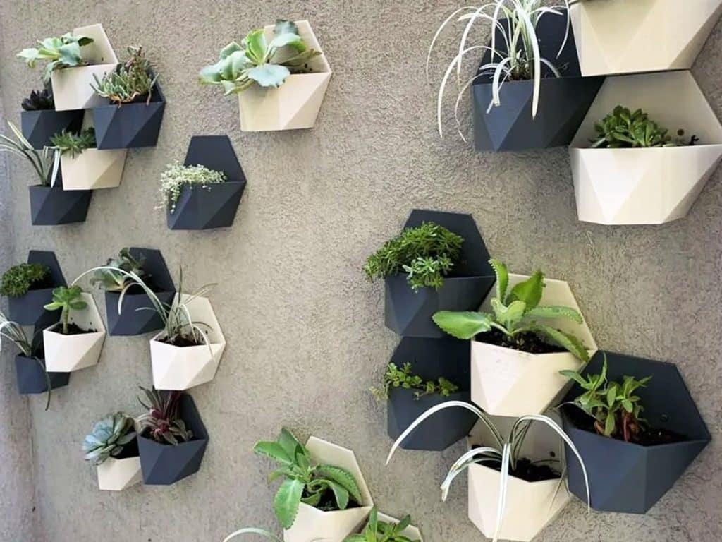 outdoor wall planters stl file