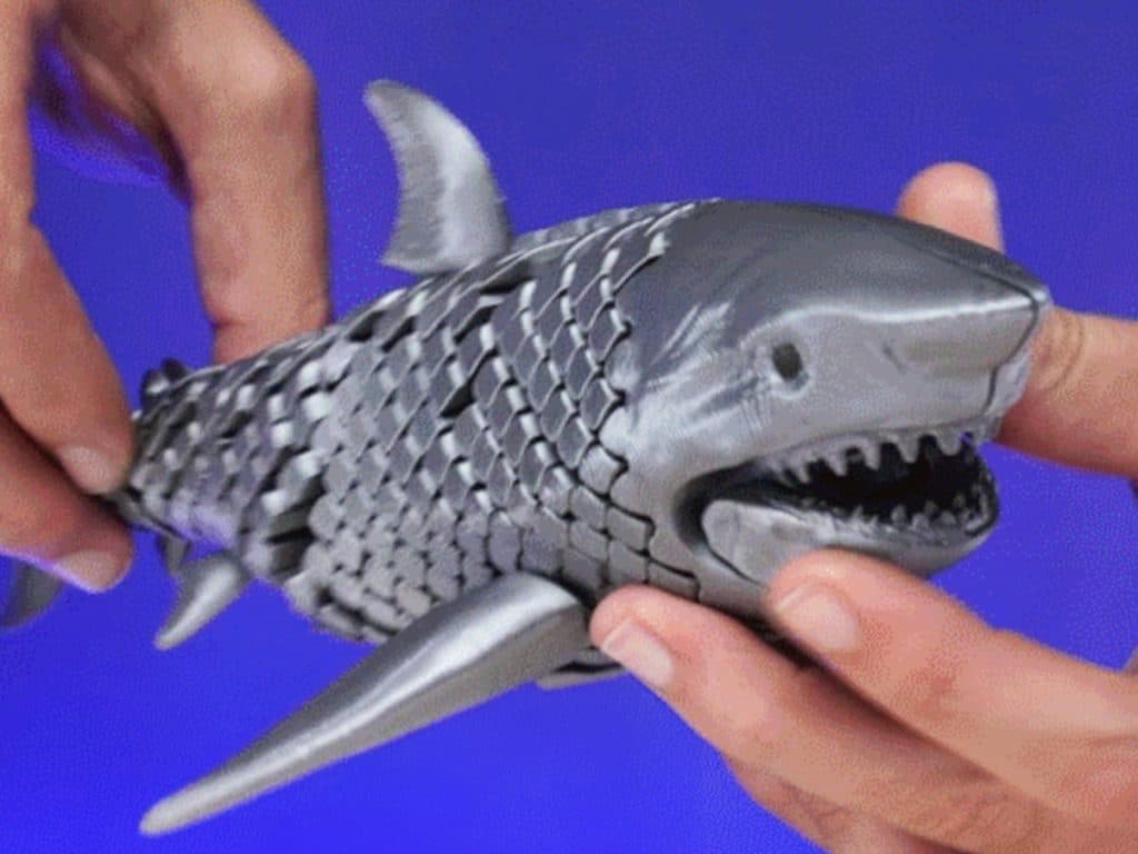 3d printed Articulated Shark