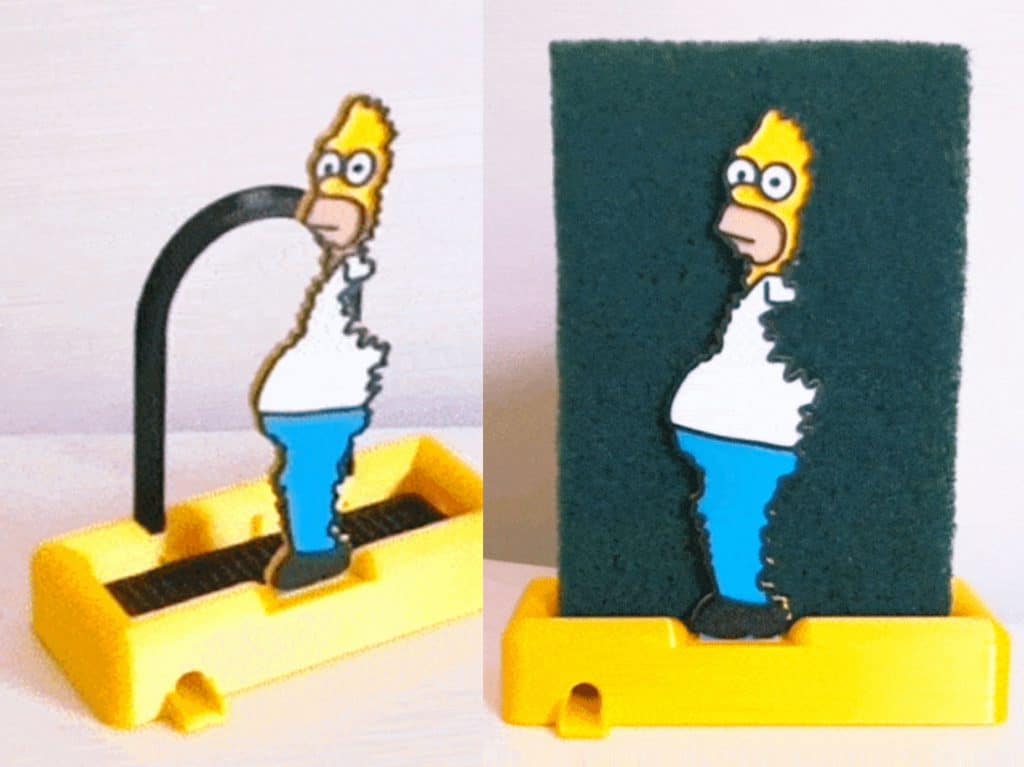 3d printed Simpsons Sponge Holder