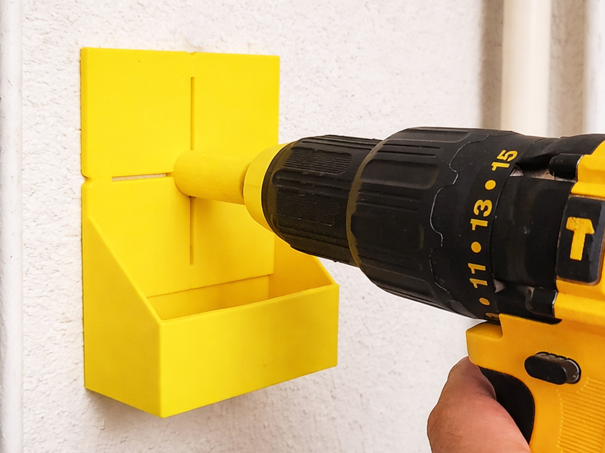 Drill Guide Dust Collector STL File