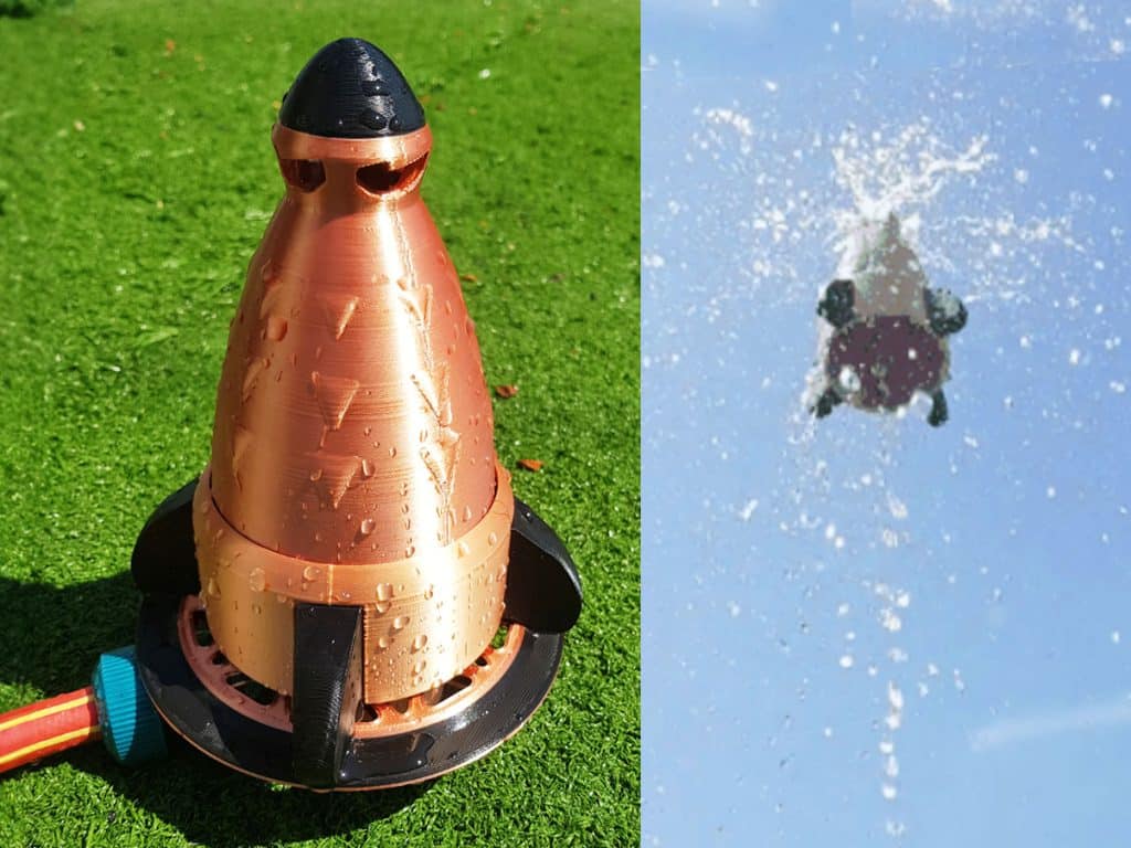 Rocket Garden Sprinkler 3d model
