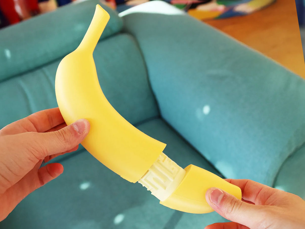 banana Puzzle Gift Box​ 3d print