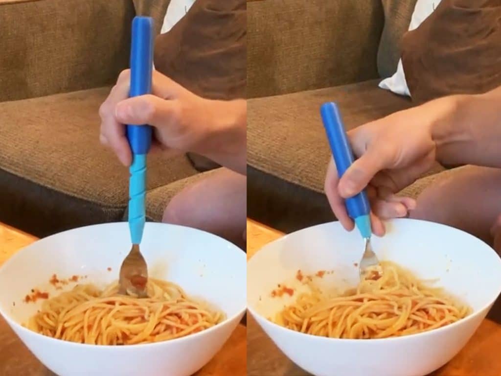Spinning Spaghetti Fork