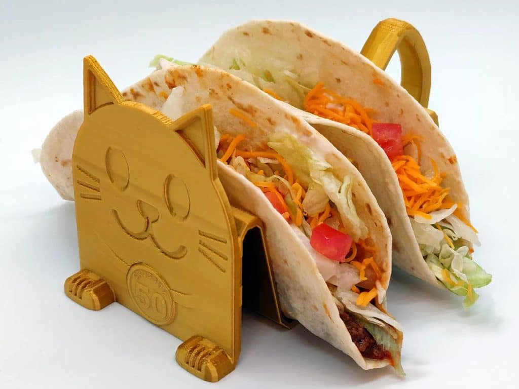 3d printed Cat Taco Stand