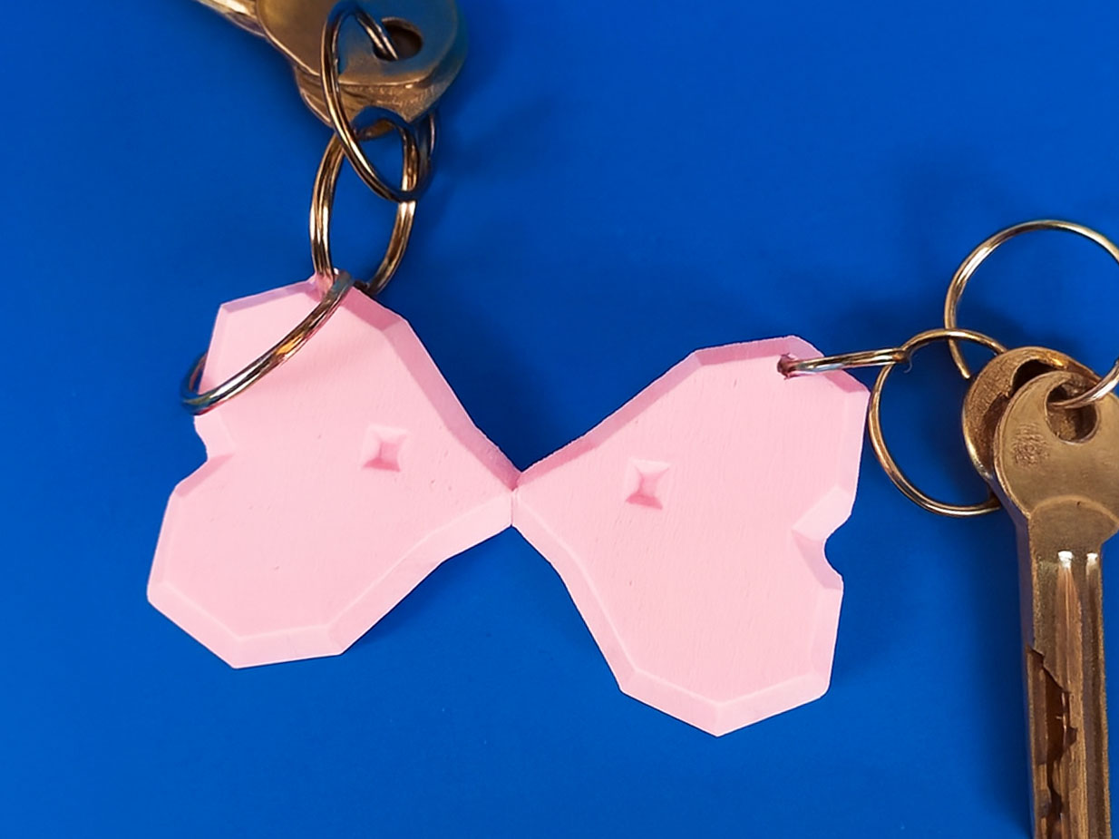 Luvdisc Magnetic Kissing Fish Keychain​ 3D Print