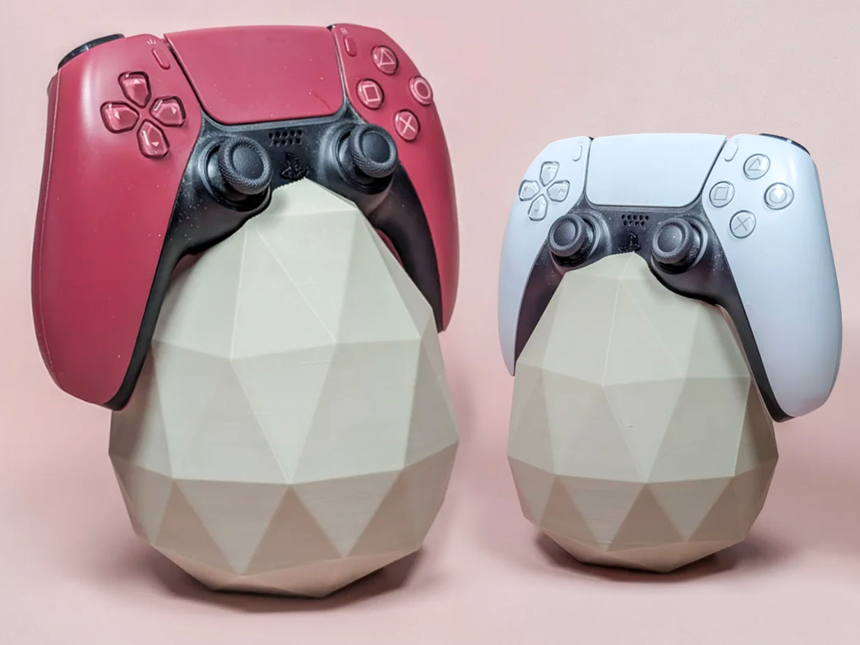 50 Easy Low Poly 3D Prints for Beginners in 2026 4 Low Poly Egg Controller Stand