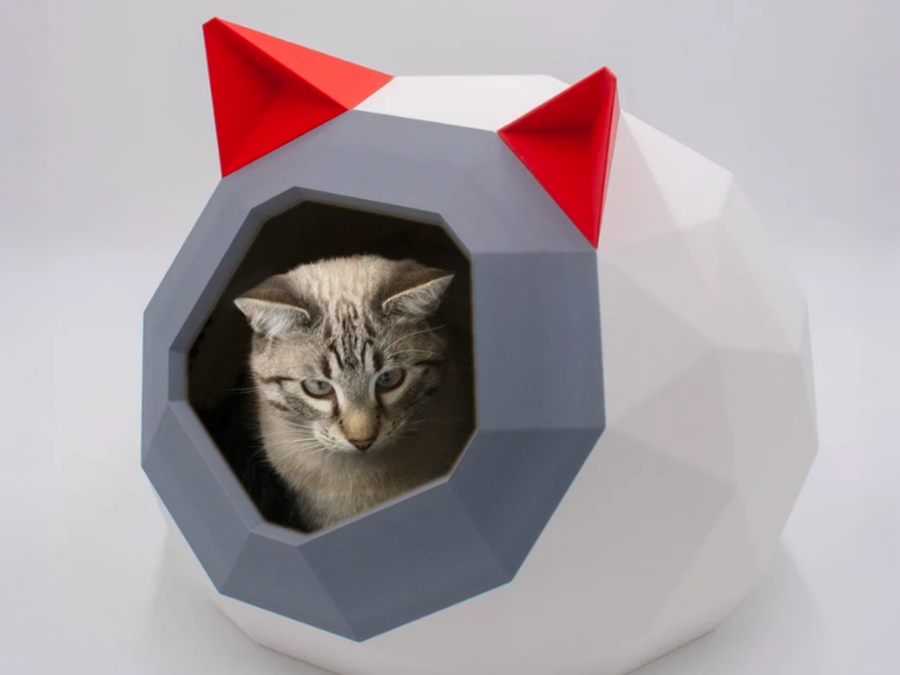 3d printable cat bed - Kickass 3D Prints 3d printable cat bed