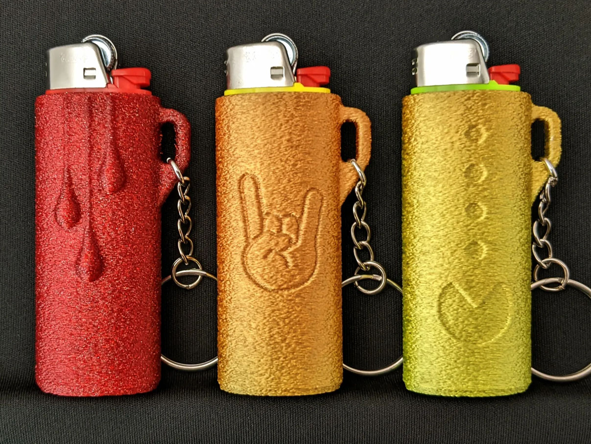 Bic Lighter Case Keyring 3D Print